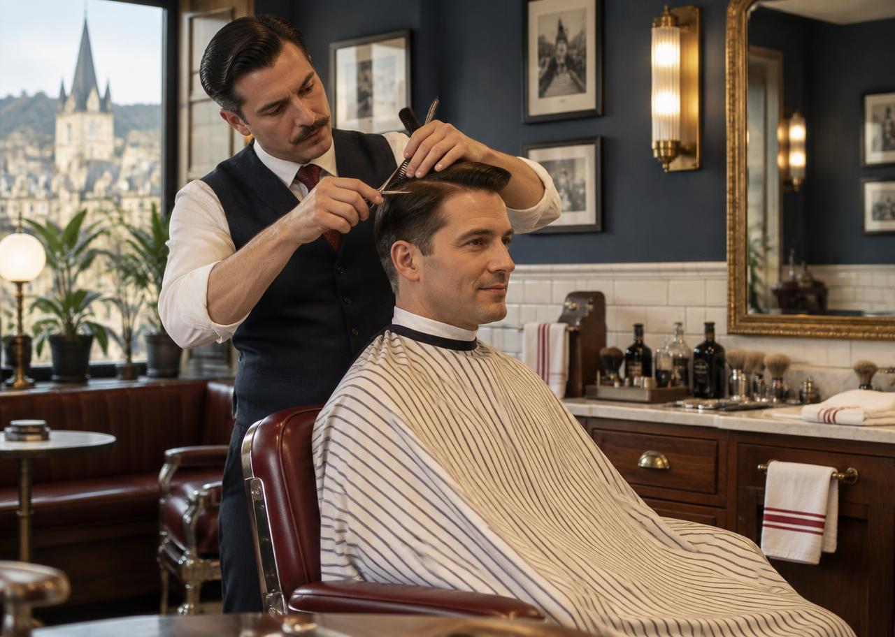 Le savoir-faire du barbier lors d’une coupe
